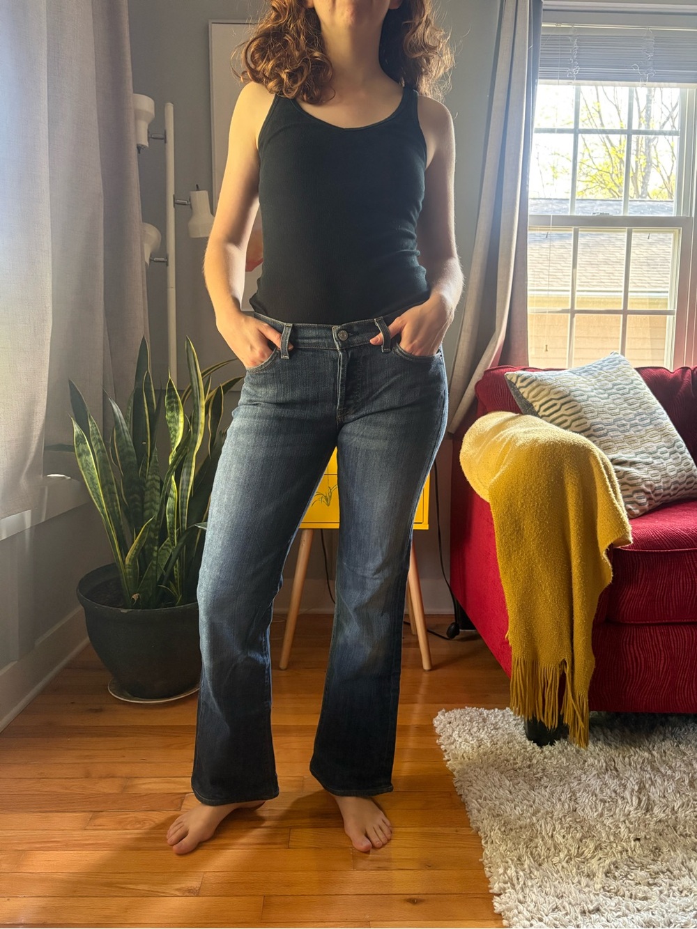 7 For All Mankind Indigo Flare Jeans